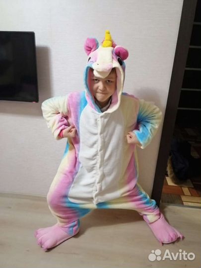 Пижама кигуруми единорог