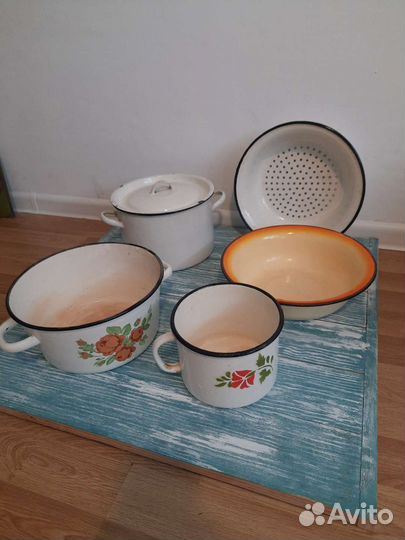 Эмалированная посуда СССР