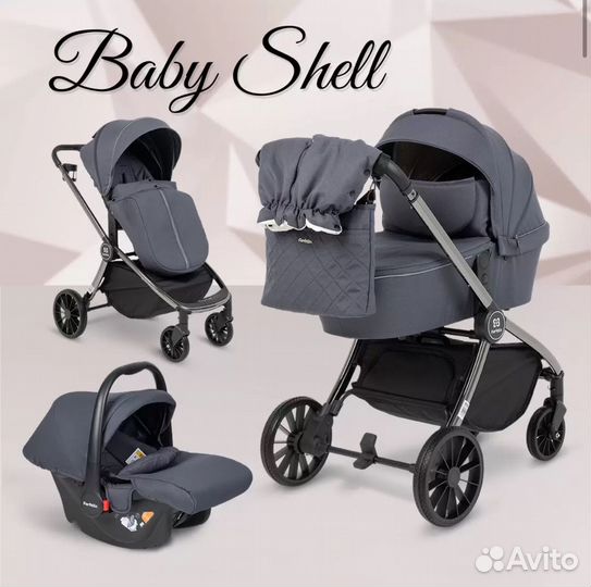 Коляска 3 в 1 Farfello Baby Shell