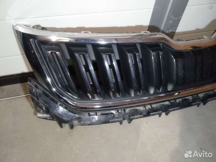 Хром решётки радиатора Skoda Kodiaq