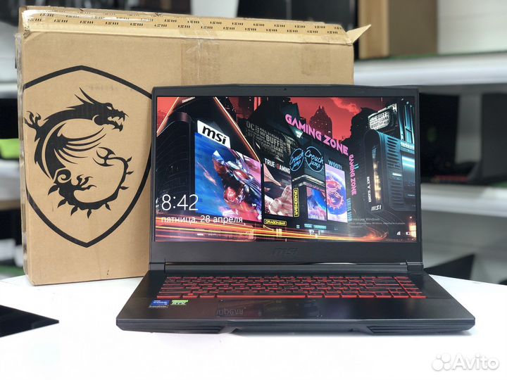 MSI 144Гц/i7 gen 11/RTX3050 онлайн рассрочка