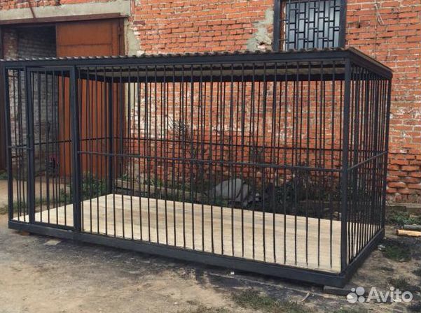 Вольер для собак уличный готовый. Металлический