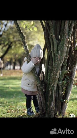 Комплект шапка и снуд 1,5-2 -2,5 года