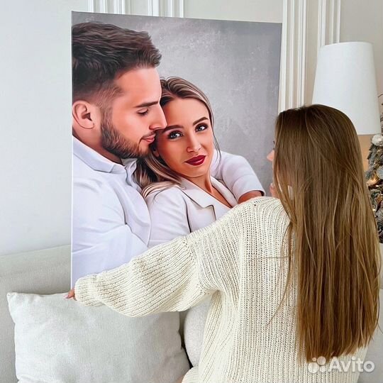 Портрет на холсте по фото