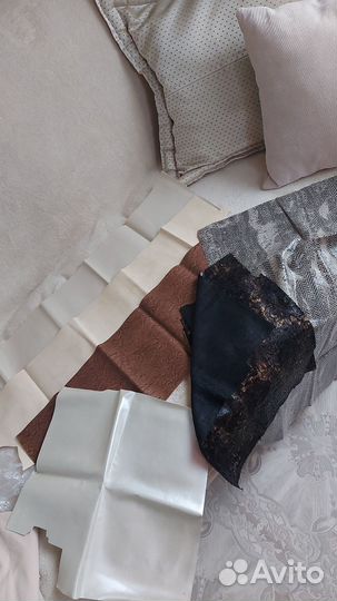 Куски экокожа