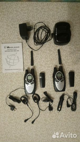 Набор раций midland GXT-400, 2 шт