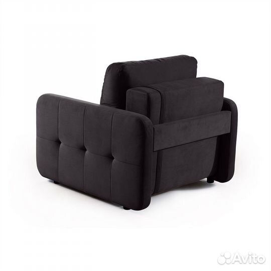 Karina-02 кресло-кровать велюр серый