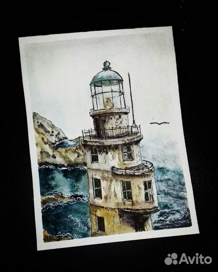 Рисунок акварель