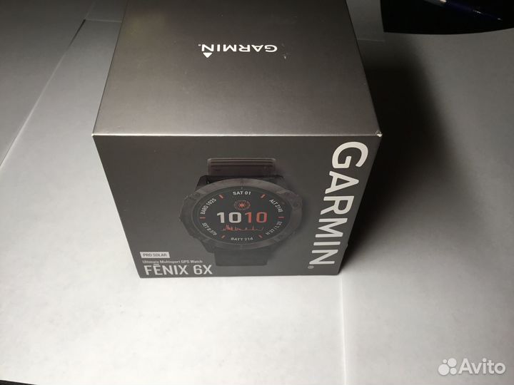 Garmin Fenix 6X Pro solar titanium Б/У