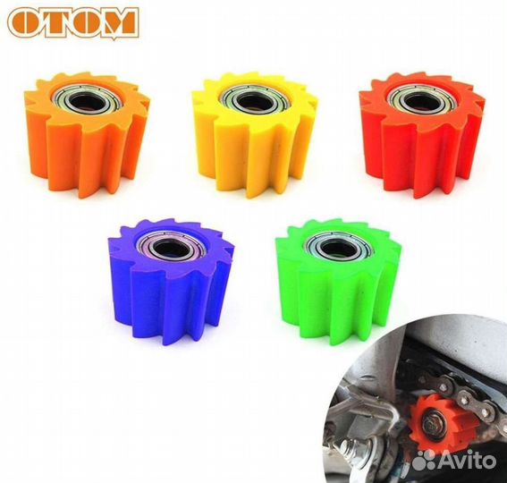 Ролик натяжки цепи приводной зубастый 8/10мм