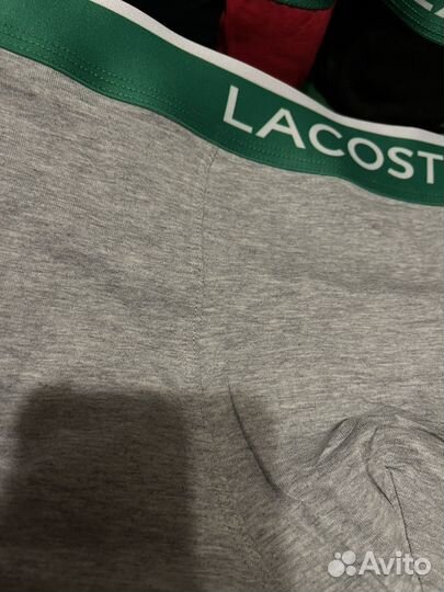 Набор боксеров lacoste мужские трусы
