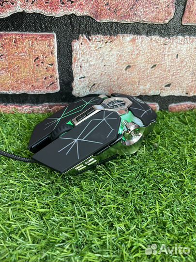 Компьютерная проводная игровая бесшумная мышь