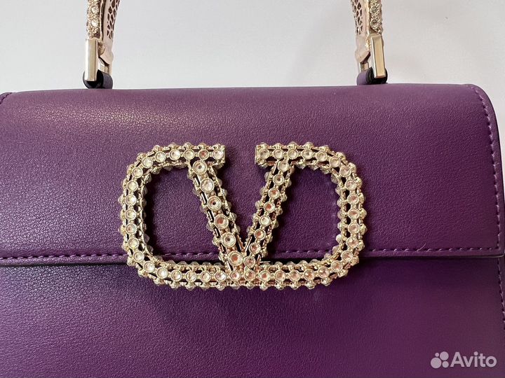 Сумка valentino женская натуральная кожа