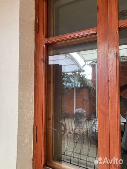 Деревянные окна и двери б/у