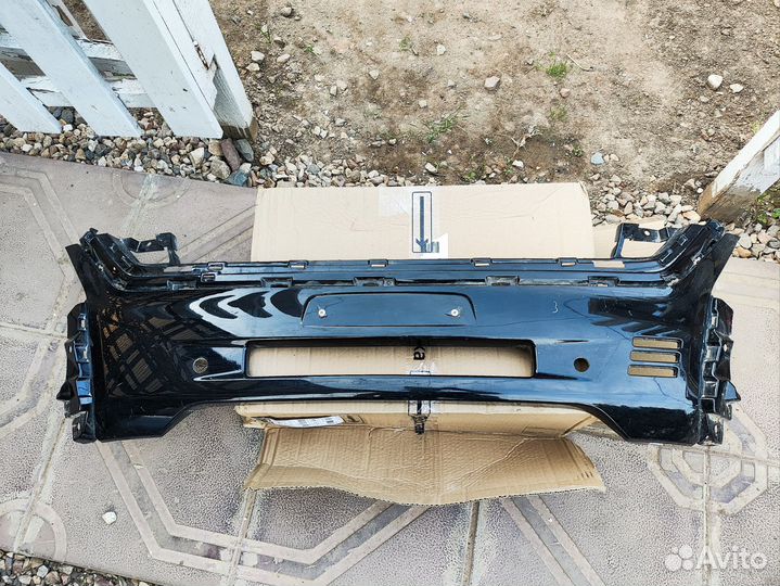 Накладка на бампер передняя Mitsubishi Outlander 3