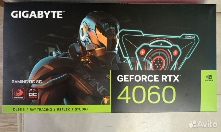 Видеокарта gigabyte nvidia GeForce RTX 4060 8гб