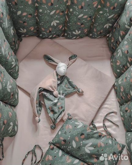 Бортики, кокон, простыни