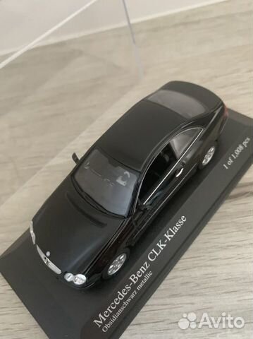 Mercedes-Benz CLK-class 2001 Black (масштаб 1:43)