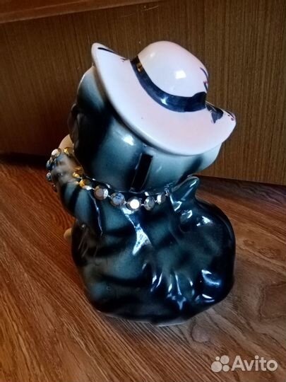 Статуэтка кошка керамика