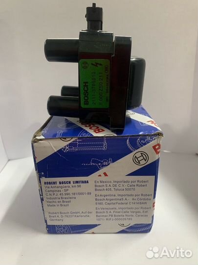 Катушка зажигания bosch ваз