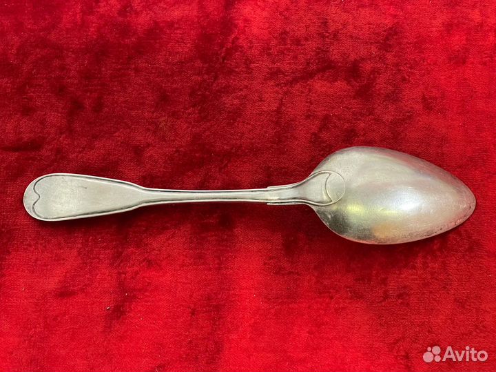 Ложка столовая серебро 84 проба, санкт-петербург