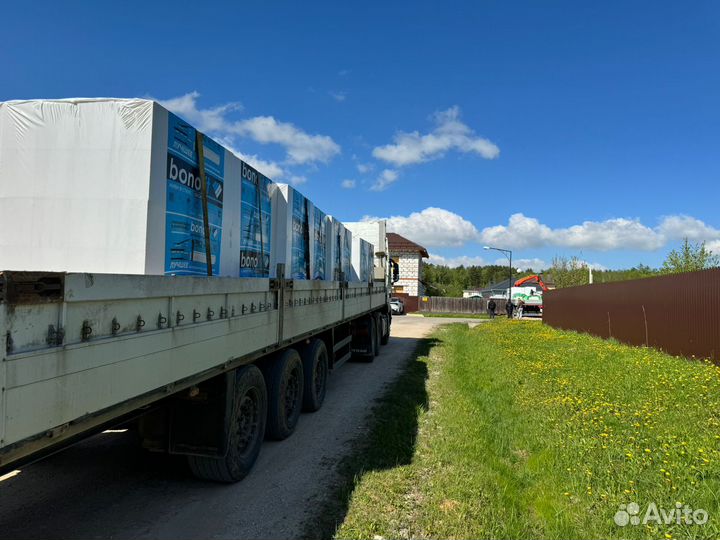 Газобетонные блоки с завода Бонолит