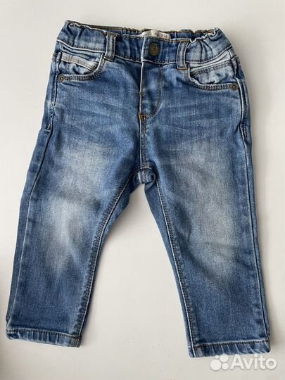 Джинсы Zara 9-12 мес 80 см