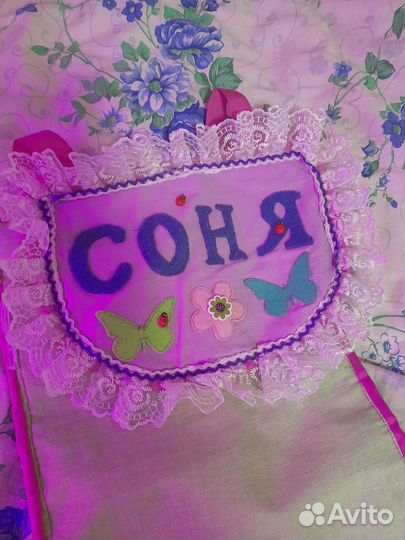 Кармашек на шкафчик в детский сад