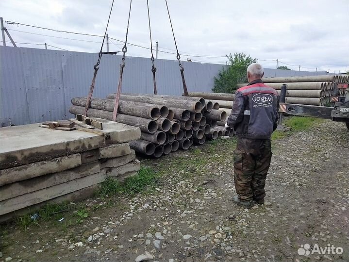 Труба асбестовая б/у 300 мм (4 / 5 / 6 метров)