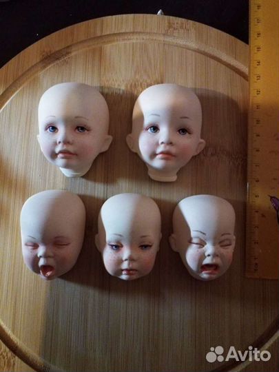 Личики для кукол и ручки и ножки к ним