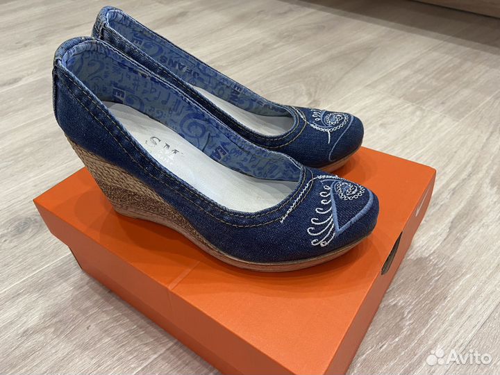 Джинсовые туфли 37