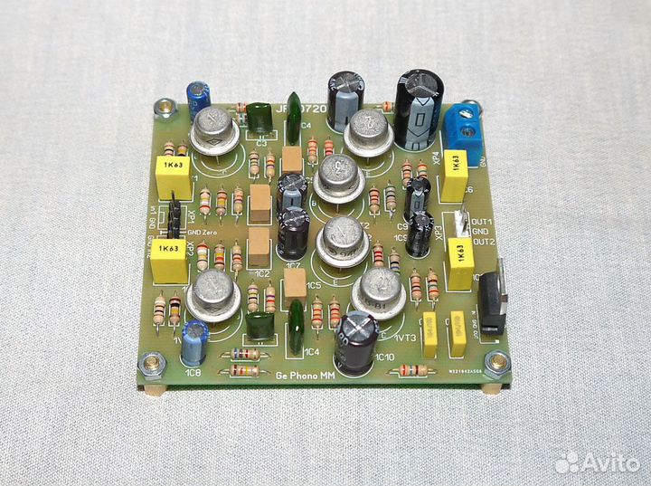 Радиоконструктор фонокорректор MM германиевые т-ры