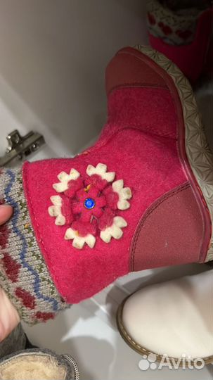 Валенки розовые