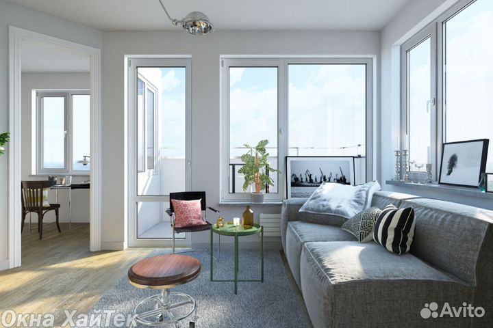 Окна пластиковые, балконный блок