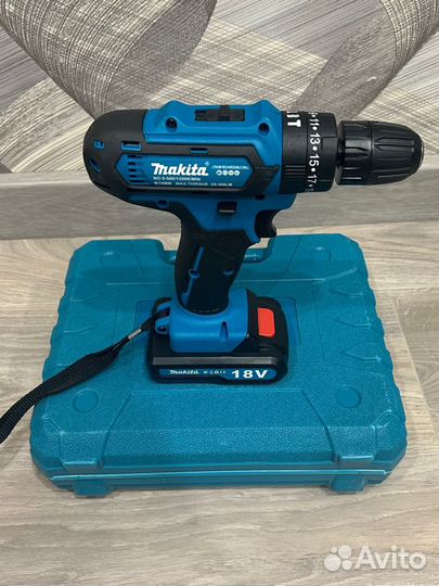 Шуруповерт makita 18v новый