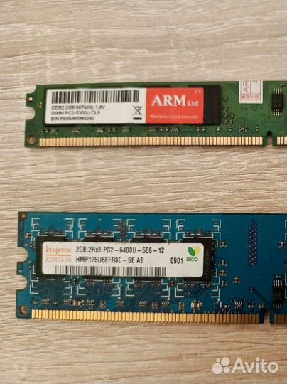 Оперативная память ddr2 2gb