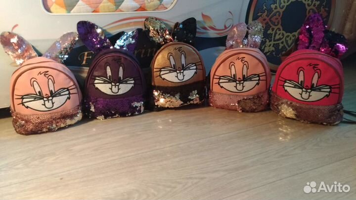 Рюкзачки микки и зайки