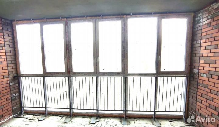 Остекление лоджии (стеклопакет)