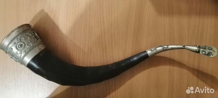 Рога в мельхиоре