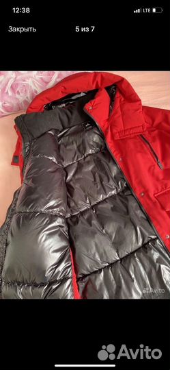 Куртка зимняя женская красная