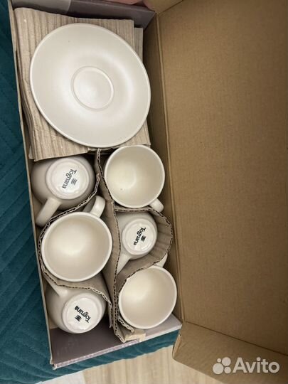 Чашка с блюдцем для кофе набор tognana