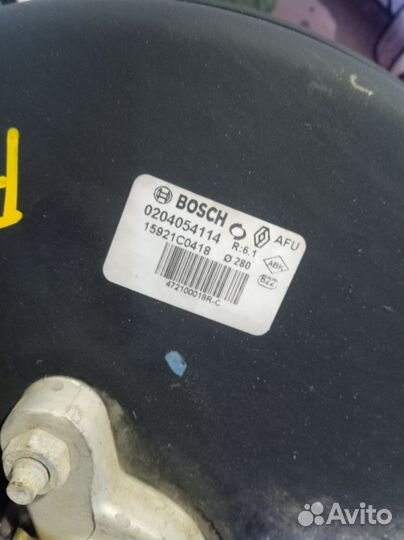 Вакуумник тормозной Renault Fluence