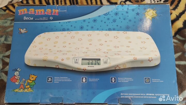 Электронные детские весы maman