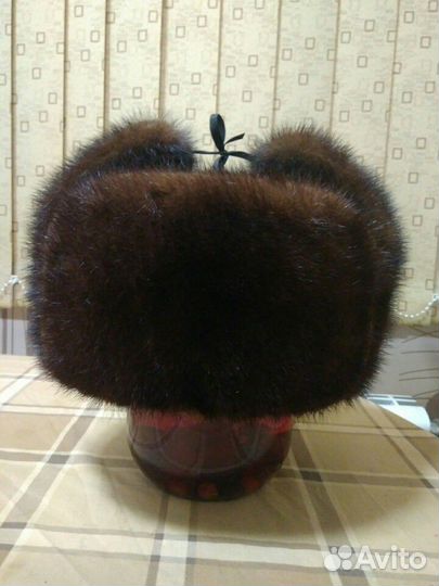 Мужская шапка норковая