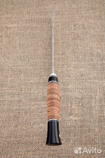 Поварской нож № 13 сталь 95Х18 камень, береста