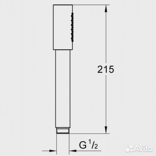 Ручной душ Grohe Sena Stick 26465GN0