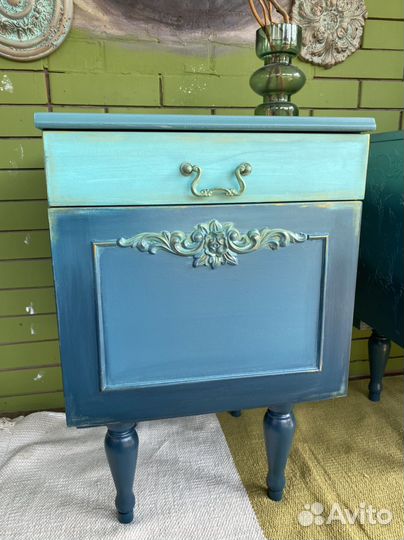 Тумбочка прикроватная в стиле бохо