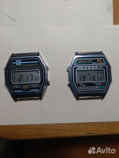 Часы мужские электроника 77 и 55б