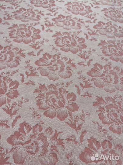 Скатерть СССР новая хлопок лён размер 130х190