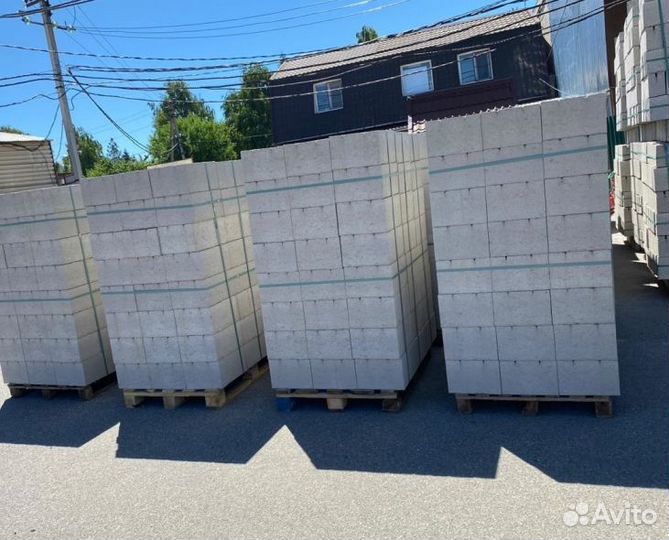 Пеплоблок М35 390х190х190